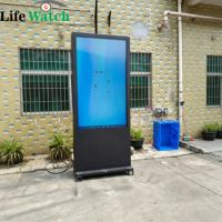 Kiosco de Señalización Digital LCD para Exteriores de 75 Pulgadas, Tótem IP66 con Brillo de 3000nit, Sistema Operativo Android/Windows, Anti-UV, para Parques, Aeropuertos y Comunidades