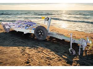 <span class=keywords><strong>Remorque</strong></span> de bateau en aluminium robuste, <span class=keywords><strong>remorque</strong></span> à plateformes en <span class=keywords><strong>bois</strong></span> de 28 pieds, <span class=keywords><strong>remorque</strong></span> pour bateau ponton, <span class=keywords><strong>remorque</strong></span> personnalisable pour maison flottante - Product Image 2