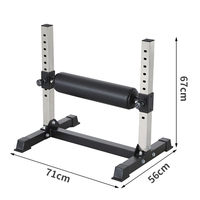 Support de Squat Bulgare pour Entraînement à une Jambe, Appareil de Squat à Jambes Écartées, Équipement d'Entraînement à Domicile pour l'Équilibre des Jambes et les Étirements