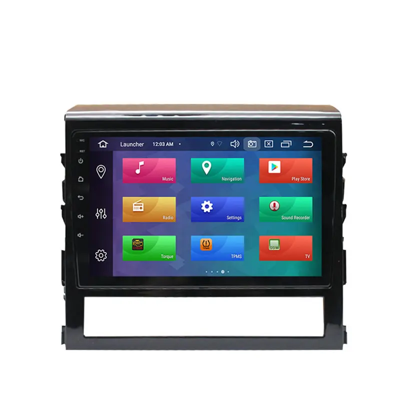 IPS-Bildschirm Autoradio Multimedia-Player GPS-Navigation für Toyota Land Cruiser 200 2015 2016 2017 2018 BT Carplay Auto