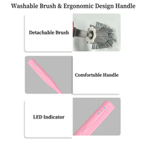 Brosse de nettoyage de toilette électrique rechargeable par USB, bol en matériau PP avec poils en silicone, utilisation quotidienne facile