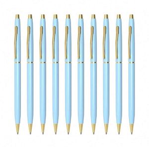 Bolígrafos Elegantes de Acero Inoxidable, un Bonito Regalo para Empresas, Oficinas, Estudiantes, Profesores, Bodas, Bolígrafo de Metal de Lujo Personalizado - Product Image 1