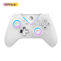 Control Inalámbrico para Juegos A CM-617 con Giroscopio de Seis Ejes Gatillo Hall Vibración y Pantalla OLED Remoto con BT 4.0 Joystick para PC P4 Steam Switch Lite