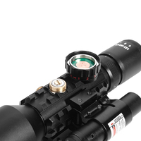 Loupe de visée tactique longue portée rouge vert illumination télescopique réticule réflexe chasse à vue monoculaire 2.5x-10x