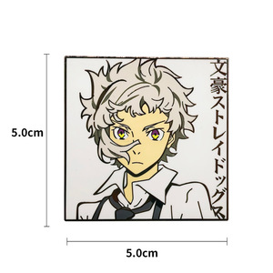 เข็มกลัดโลหะเคลือบลายอนิเมะ BSD ดีไซน์ใหม่ 6 แบบ คุณภาพสูง ลายดาไซ โอซามุ สำหรับตกแต่งกระเป๋าเป้ - Product Image 5