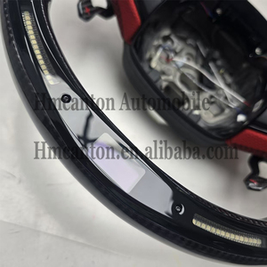 Volante Deportivo de Fibra de Carbono y Cuero con LED para Audi A3 A4 A5 A6L A8 Q5 Q7 Q8 TT B9, Nuevo Diseño, Venta al Por Mayor - Product Image 3