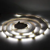 Bande LED COB flexible 24V DC IP20 avec contrôle par application, effet de poursuite, 360 LED/m, IC adressable WS2811 SPI pour décoration DIY