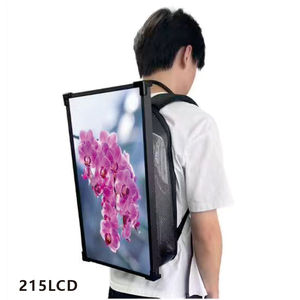 Langlebiger 23,8-Zoll 16:9 Tragbarer LCD Digitaler Rucksack-Bildschirm - Aufladbarer Video-Player für Bildung und Außenwerbung - Product Image 2