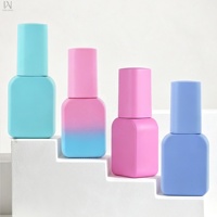 Échantillon Gratuit 12ml 13ml Flacon Vide en Verre pour Vernis à Ongles Marque Privée, Contenants pour Base Coat et Nail Art avec Bouchon et Pinceaux, Fournisseur d'Emballages