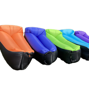 Portable Foldable Sun Lounger Modern Fast Inflating <strong>Air</strong> <strong>Sofa</strong> Leak-Proof Inflatable <strong>Bed</strong> for Outdoor Camping Lazy <strong>Air</strong> Sleeping - Product Image 1