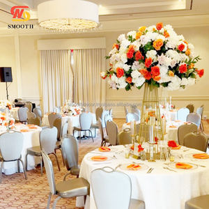 SMOOTH Iron Stainless Steel Cake <b>Stand</b> <b>Gold</b> Luxury Wedding Party Backdrop with <b>Mirror</b> Design Custom Size - Product Image 5