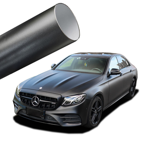 <span class=keywords><strong>Vinyle</strong></span> de covering automobile PET satiné céramique noir en gros 1,52x18m/5x60ft – Un rouleau complet – Autocollants de voiture PET directement de l'usine - Product Image 5