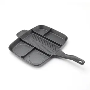 Cast Iron Frying Pan Square Sandwich Pan