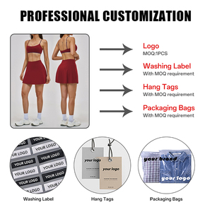 Ensemble de sport pour femmes : Jupes-shorts de golf, tennis et course à sensation seconde peau - Product Image 3