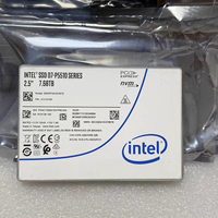 قرص صلب أصلي من إنتل P5510 U.2 PCIe 4.0 Nvme للمؤسسات بسعة 3.84 تيرابايت - 7.68 تيرابايت مع منفذ توسعة SATA داخلي