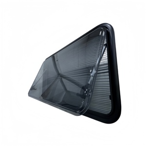 Accessoires pour <span class=keywords><strong>camping</strong></span>-<span class=keywords><strong>car</strong></span>, fenêtre de caravane en aluminium 900x450mm avec moustiquaire plissée et rideau pour remorque, <span class=keywords><strong>camping</strong></span>-<span class=keywords><strong>car</strong></span>, fourgonnette - Product Image 5
