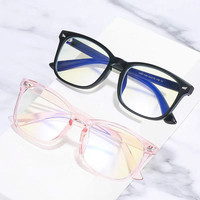 Montures de lunettes en plastique anti-lumière bleue pour hommes et femmes Jeux informatiques et utilisation par les étudiants