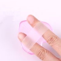 Éponge de maquillage en silicone en forme de cœur, rose, douce, pour fond de teint, applicateur de poudre, outil de beauté personnalisé avec logo