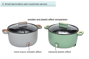Heißer Verkauf 4L Multifunktions-Elektro kochtopf mit großer Kapazität für den Heimgebrauch - Product Image 5