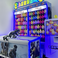 Machine d'arcade de tir à double joueur avec système de récompense, simulateur à monnayeur, comptage automatique, tir de ballons au laser infrarouge