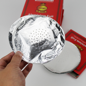 Rouleau de papier <span class=keywords><strong>aluminium</strong></span> 8011 pour chicha, <span class=keywords><strong>feuille</strong></span> souple imprimée, emballage alimentaire, <span class=keywords><strong>feuille</strong></span> métallique jetable pour narguilé - Product Image 4