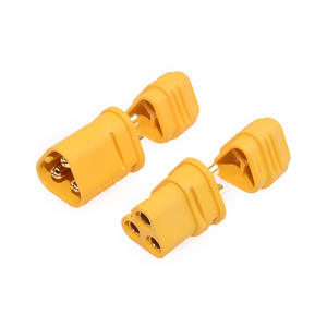 Amass MT30-M/MT30-F Brass Low-Loss <b>3</b>-<b>Pin</b> Connector Set 15A-30A High-Efficiency Power Entry Module <b>Plug</b> for RC Motor ESC Power - Product Image 2