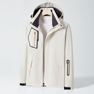 Nueva chaqueta tres en uno para hombre y mujer, impermeable y cálida, ropa de trabajo para exteriores, moderna, cómoda y a la moda. - Product Image 5