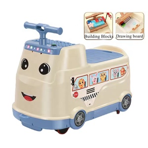 Nuova progettazione di plastica Multi-funzionale auto giocattolo per bambini carina con luci musicali e tavolo da disegno - Product Image 6