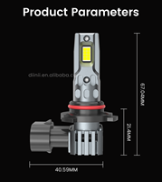 Faros LED para Auto 2025 de Alta Potencia 8000lm L4 H1 H7 H11 9005 Canbus con Ventilador, Luz Alta y Baja, Sistema de Iluminación de Bajo Precio para Autos