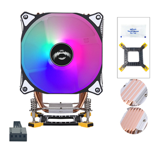 Qiuzaim Máy Tính 1700cpu Tản Nhiệt 4/6 Ống Đồng 1200 Im Lặng Và Sáng 1151cpu Fan 120Mm Máy Tính Để Bàn Pwm Điều Khiển Nhiệt Độ - Product Image 1