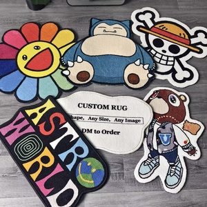 Alfombra <span class=keywords><strong>de</strong></span> nailon con logotipo personalizado, troquelada y con diseño <span class=keywords><strong>de</strong></span> streetwear, para dropshipping, diseño tufted personalizado, 1 unidad MOQ. - Product Image 1