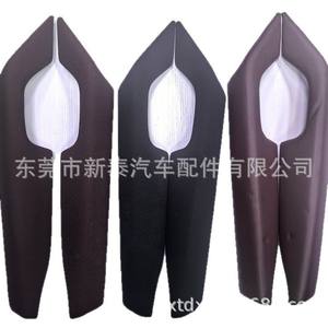 Cubiertas para Manijas de Puerta de Toyota Hilux 74250-0K020-D2, Negras y Rojas, de Tela y Cuero, Protección para el Reposabrazos - Product Image 1