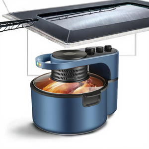 8l nồi chiên điện Lò đa chức năng 360 độ ROTARY dầu-miễn phí kỹ thuật số nhiệt độ hẹn giờ 80-230 độ C cho RV xe - Product Image 2