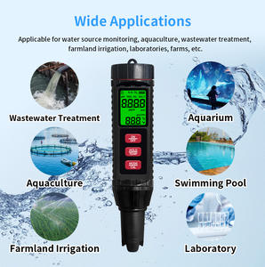 Nouveauté Testeur de qualité de l'eau numérique 7 en 1 S.G./TDS/EC/PH/Salinité/ORP/Thermomètre pour piscine Eau potable Aquariums - Product Image 2