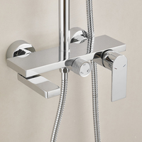 Nouveau Robinet de Douche Haute Qualité avec Système de Douche Mural en Laiton, Ensemble de Douche pour Salle de Bain