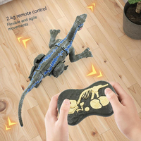 Robot marcheur de simulation 2,4g Modèle 3D Télécommande Rc Jouet dinosaure électrique avec lumières et sons