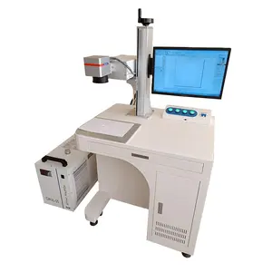 모든 금속을 위한 큰 표하기 범위 110mm * 110mm 책상 유형 UV 레이저 표하기 기계