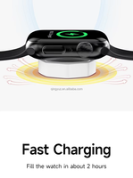 Veste en PVC de chargeur rapide sans fil magnétique de prix usine pour Apple Watch câble de charge avec blindage de tresse pour Apple Watch Ser