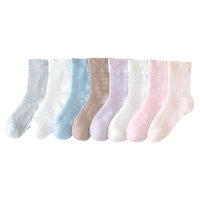 Chaussettes en coton unisexe pour enfants - Mignonnes, tricotées, jetables, respirantes, écologiques, absorbantes, résistantes aux déchirures