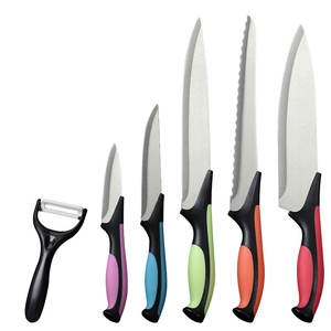 Juego de Cuchillos de 6 Piezas, Colección 6PCKS, Juego de Cubiertos Advantage Multicolor, Cuchillos Multicolores, Juego de Cuchillos de Cocina de Acero Inoxidable - Product Image 6