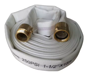 Tuyau d'incendie haute pression Heguang FM en toile/PVC/PU/TPU/EPDM, durable, tailles 1''-8'', personnalisable pour les brigades industrielles et les pompiers - Product Image 1