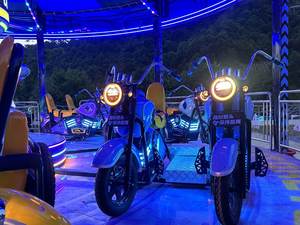 เครื่องเล่นมอเตอร์ไซค์ไฟฟ้าสำหรับงานรื่นเริงกลางแจ้ง Luna Fairground เหมาะสำหรับสวนสนุกและสวนผจญภัย - Product Image 3