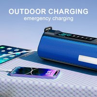Démarreur de voiture à batterie avec pompe à compresseur d'air gonfleur de pneu bleu portable 6000 mah avec écran LCD lumières LED