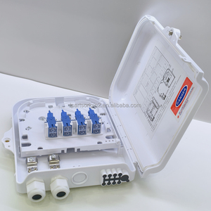 Boîtier de distribution de fibre optique OEM 8 cœurs avec connecteur SC, étanche, mural, avec séparateur PLC 1 entrée 8 sorties SC/UPC - Product Image 1