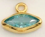 Or rempli d'or 14 carats - Bleu suisse