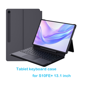 Custodia per Tastiera EB233 in PU+<span class=keywords><strong>PC</strong></span> con Cover Magnetica Staccabile 13.1\" S10FE+ Cerniera in Metallo Touchpad Porta Penna Multi-Layout - Product Image 1