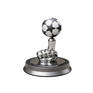 Solar Powered Rotating <b>Car</b> Aroma <b>Diffuser</b> Soccer Scent Metal 10mL In <b>Car</b> Decorative Fragrance - Product Image 5