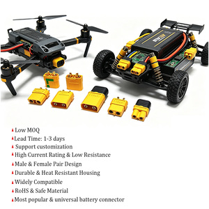 Connecteur anti-étincelles XT90-S, mâle et femelle, prise anti-étincelles pour <span class=keywords><strong>batterie</strong></span> Lipo RC, ESC à courant élevé - Product Image 3