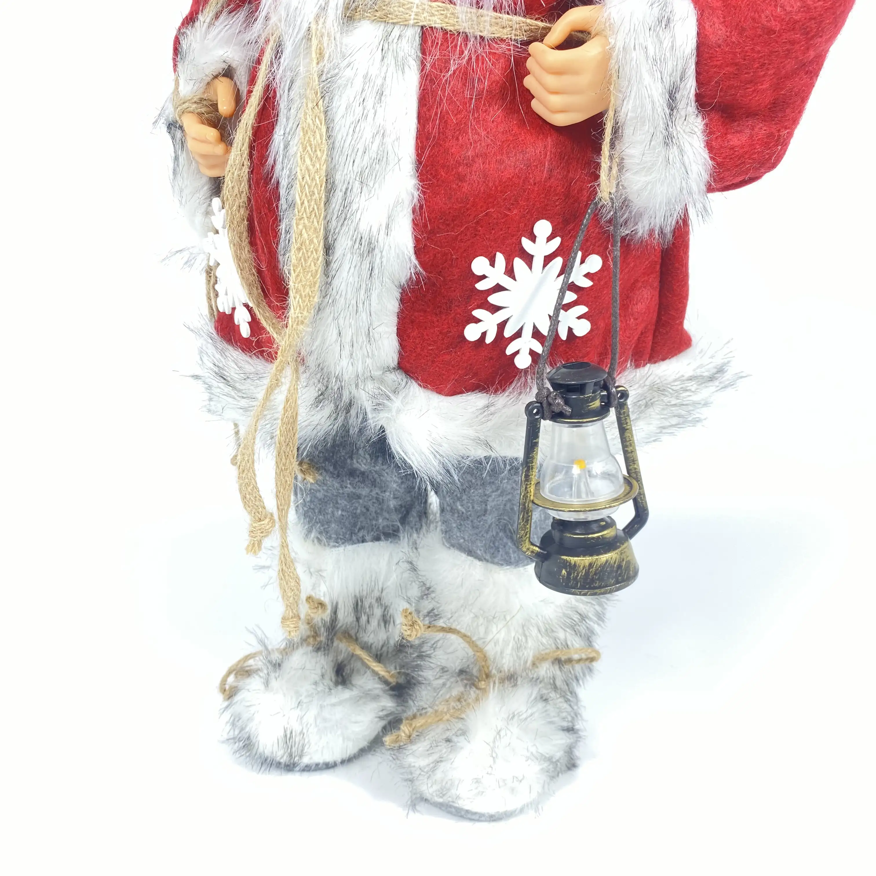 ร้อนขายคริสต์มาสเครื่องประดับบ้านผ้าซานตาคลอสของเล่นคริสต์มาสสำหรับเทศกาลของขวัญ