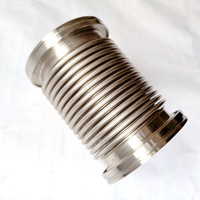 SS304 316 ISO63 ISO100 сварные сильфоны, вакуумная Гибкая муфта, шланговые фитинги